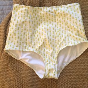 Kortni Jeans high rise bathing suit bottoms